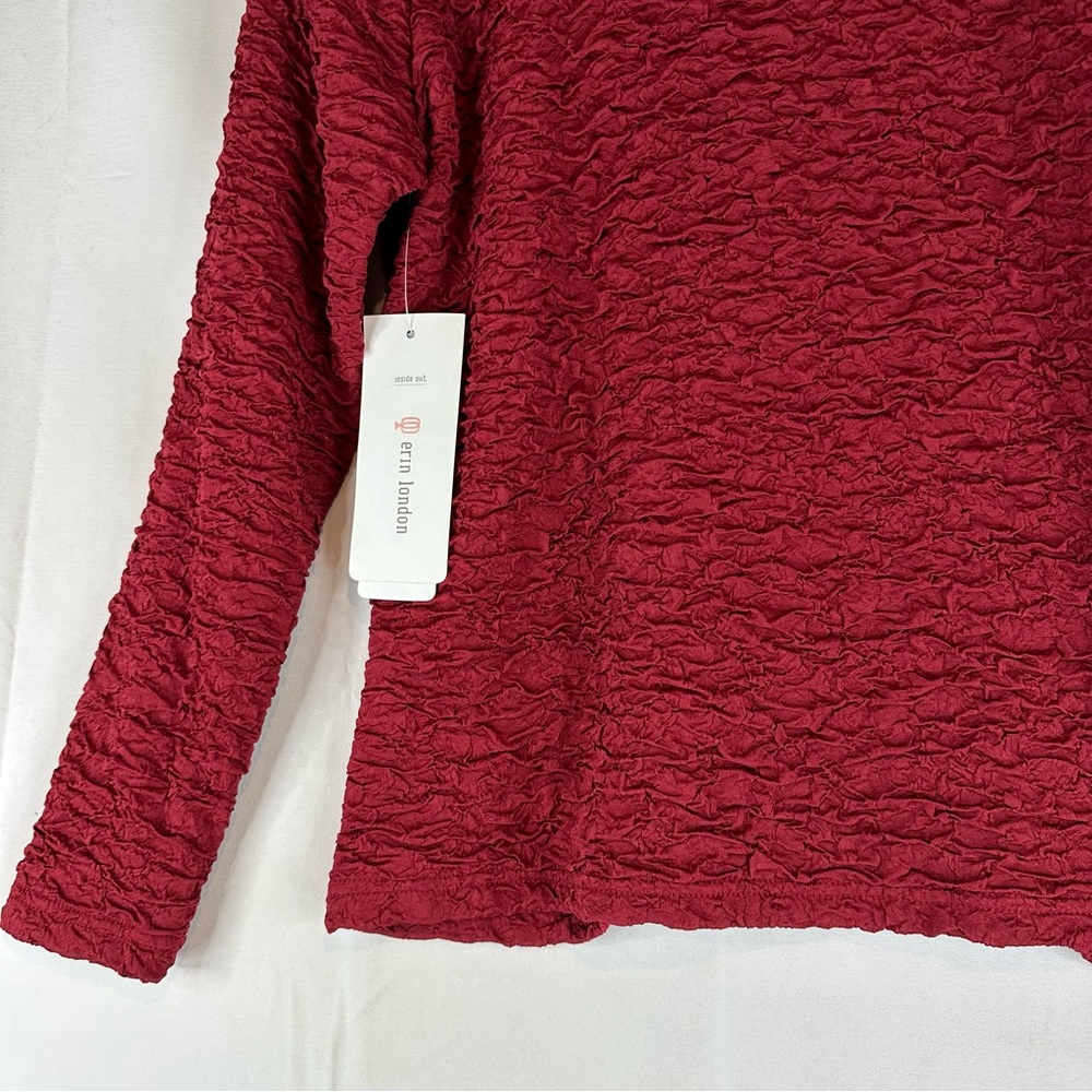 ERIN LONDON Women’s Size S Jacket Lightweight NWT Full Zipper Stretch Ruching - Picture 14 of 14